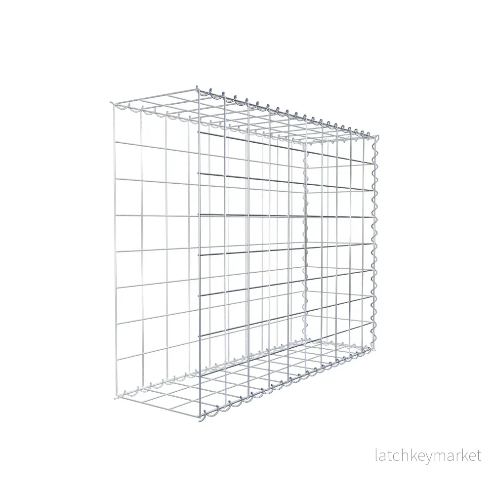 Påväxt gabion typ 2 100 cm x 80 cm x 30 cm (L x H x D), maskstorlek 10 cm x 10 cm, spiral - Bild 3