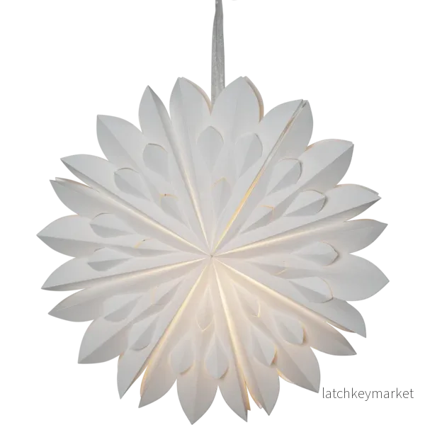 Adventsstjärna Pappersstjärna Clipp 60 cm vit Adventsstjärna Pappersstjärna Clipp 60 cm vit