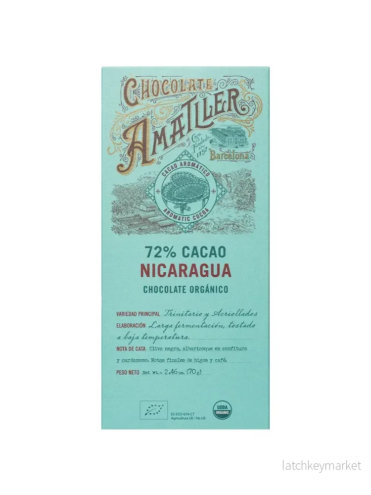 Nicaragua 72% Mörk Choklad EKO 70g