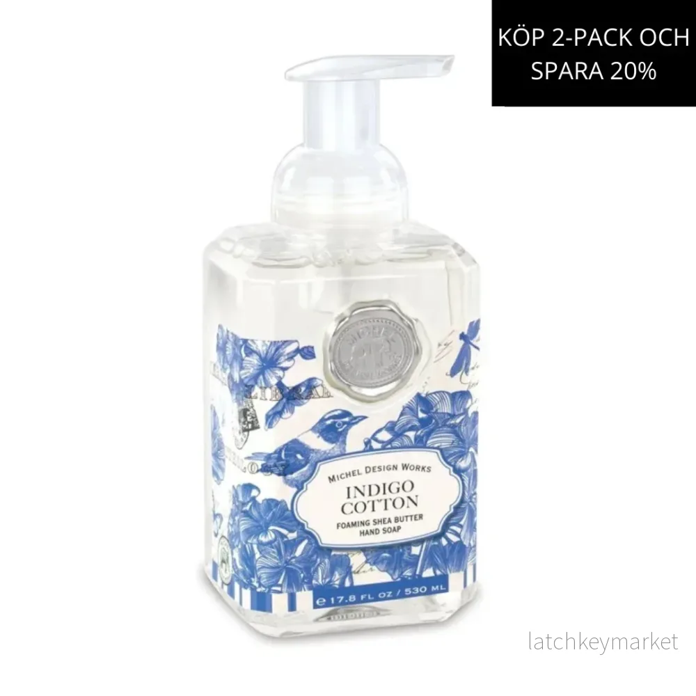 Skumtvål Indigo Cotton MICHEL – DESIGN WORKS Skumtvål Indigo Cotton MICHEL – DESIGN WORKS