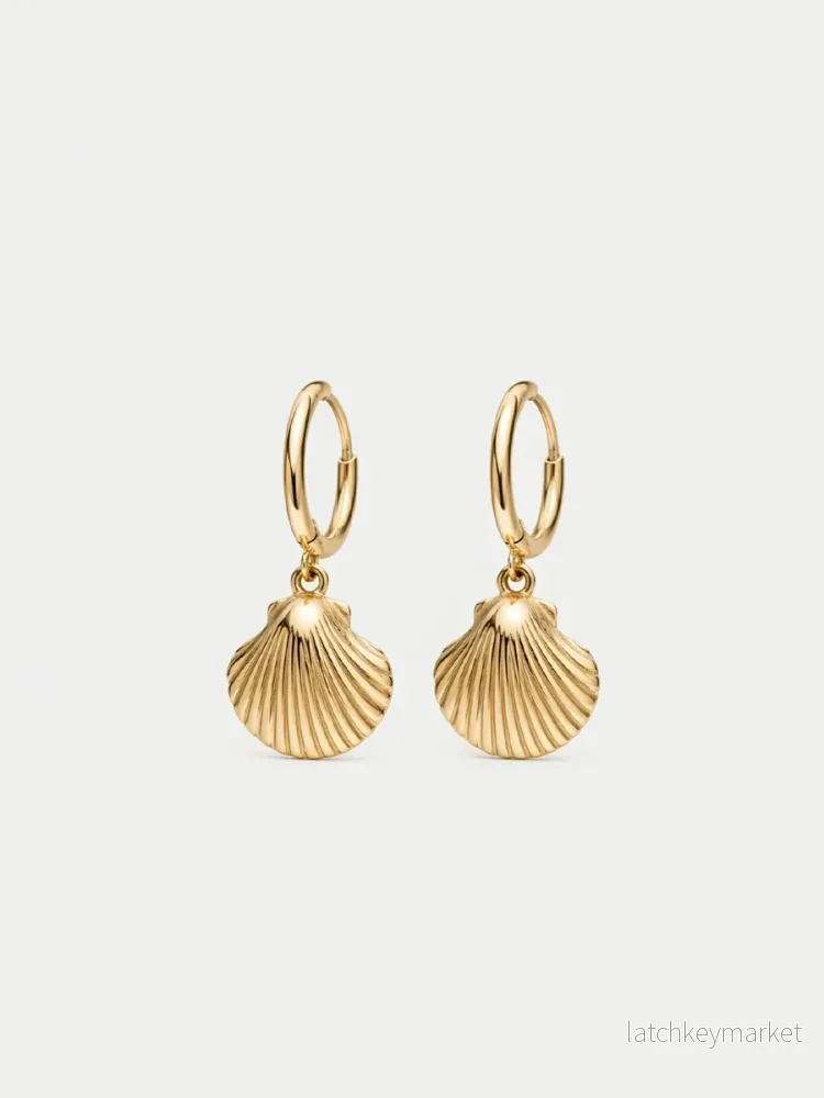 Shell Hoops Örhängen