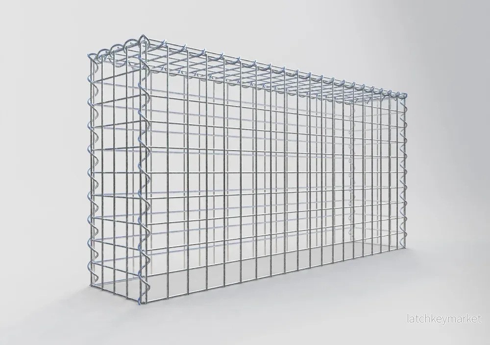 Extra gabion typ 3 100 cm x 50 cm x 20 cm (L x H x D), maskstorlek 5 cm x 5 cm, spiral - Bild 2