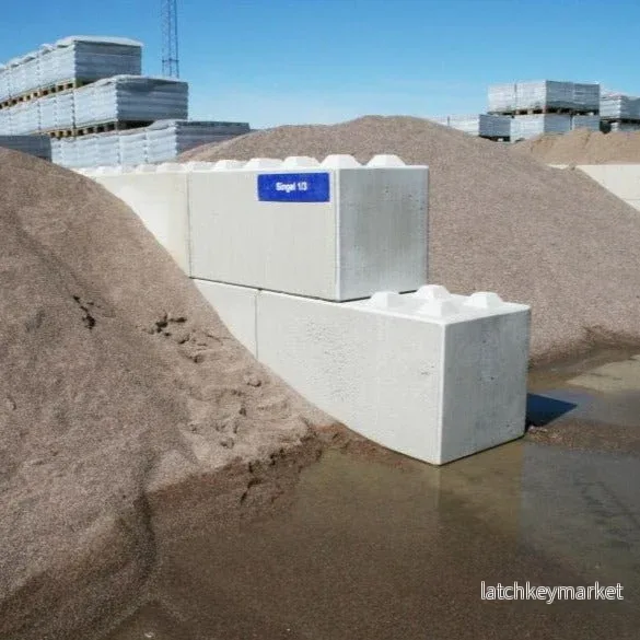 Flexiblock Hel Grå 1600x800x800x45 Grader Flexiblock Hel Grå 1600x800x800x45 Grader