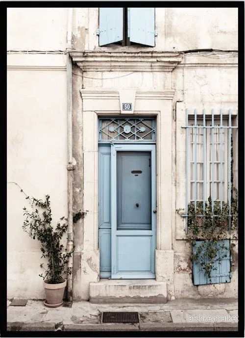 Poster blue door Poster blue door