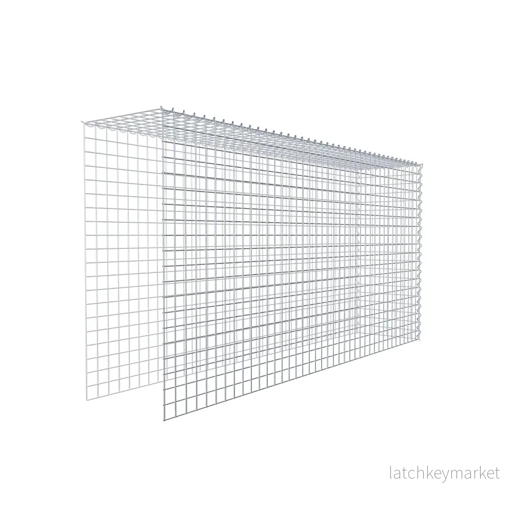 Extra gabion typ 4 200 cm x 100 cm x 40 cm (L x H x D), maskstorlek 5 cm x 5 cm, spiral - Bild 3