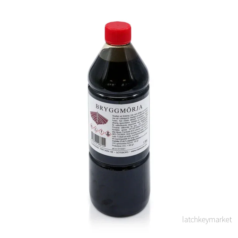 Bryggsmörja, mörk roslagsmahogny Bryggsmörja, mörk roslagsmahogny