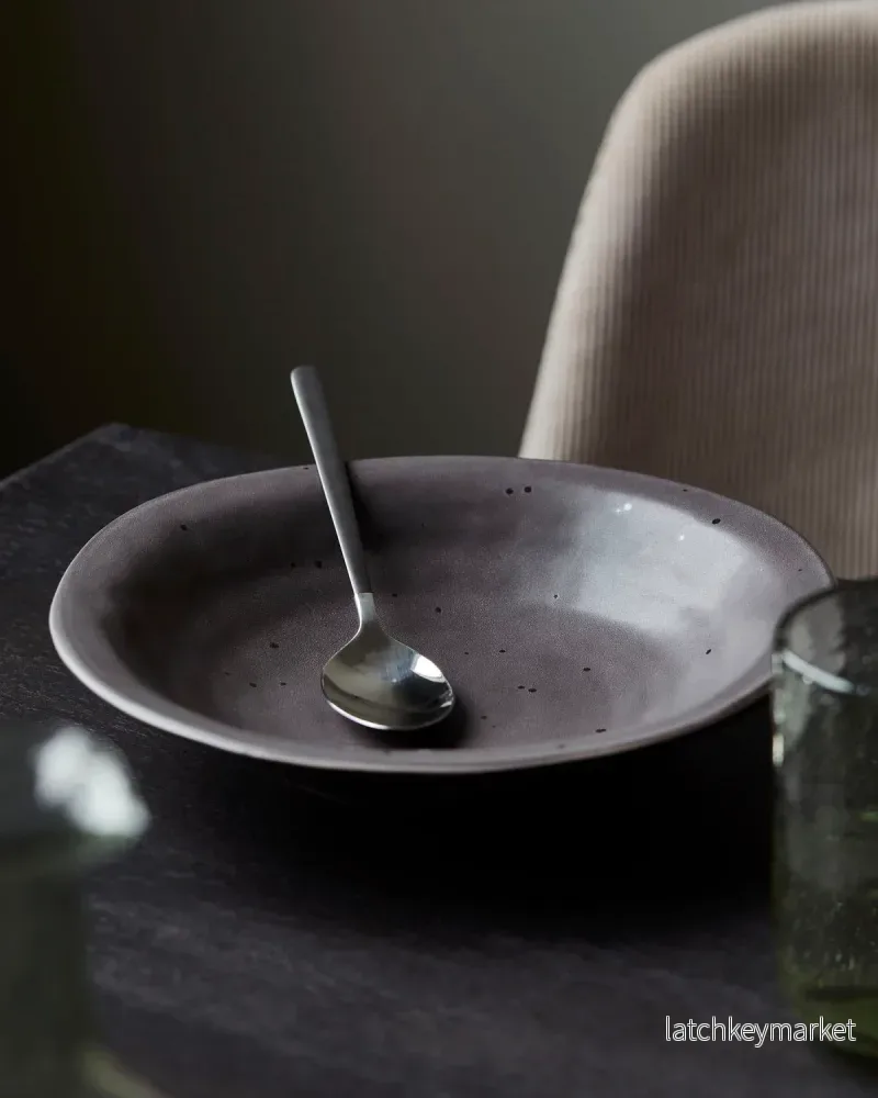 SoppTallrik/skål HDRustic Mörkgrå House Doctor - Bild 3