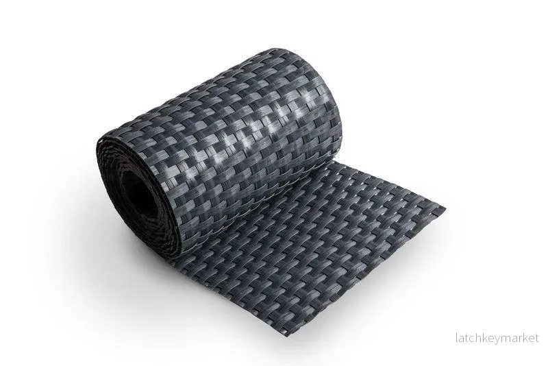 Avskärmningslister i polyrattan i antracit MW 5 x 20 cm Avskärmningslister i polyrattan i antracit MW 5 x 20 cm