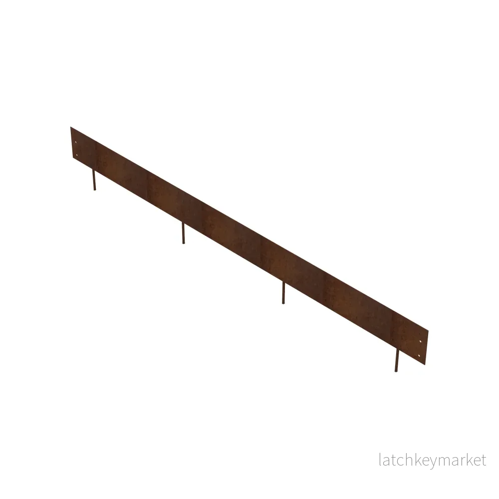 Stålkant Cortenstål Rak 1500×120 Stålkant Cortenstål Rak 1500×120