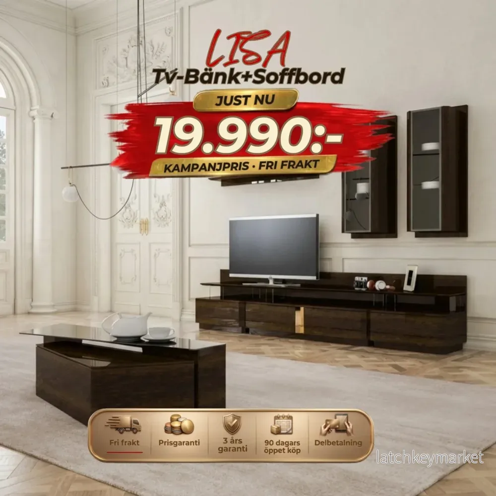 Lisa Tv-Bänk+Soffbord Lisa Tv-Bänk+Soffbord