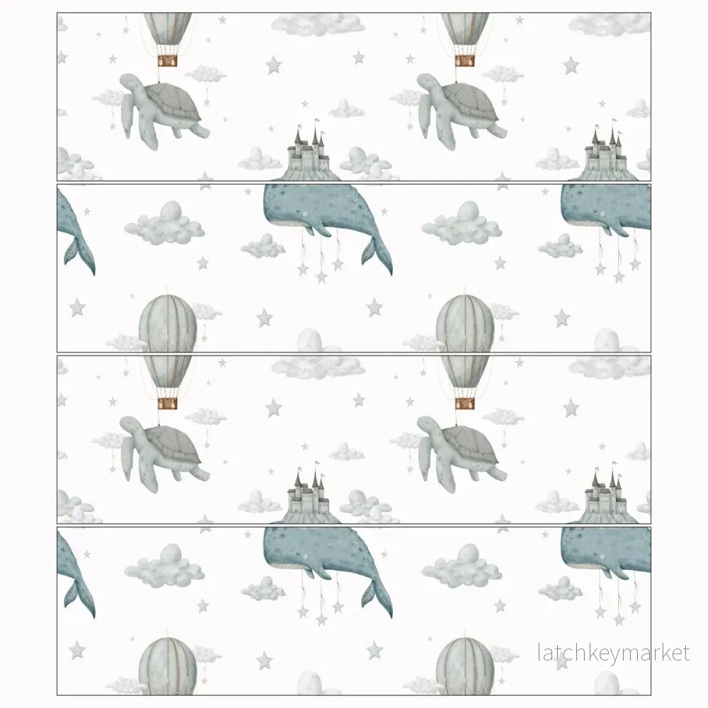 Dekorfolie till IKEA MALM –Luftballonger - Bild 2