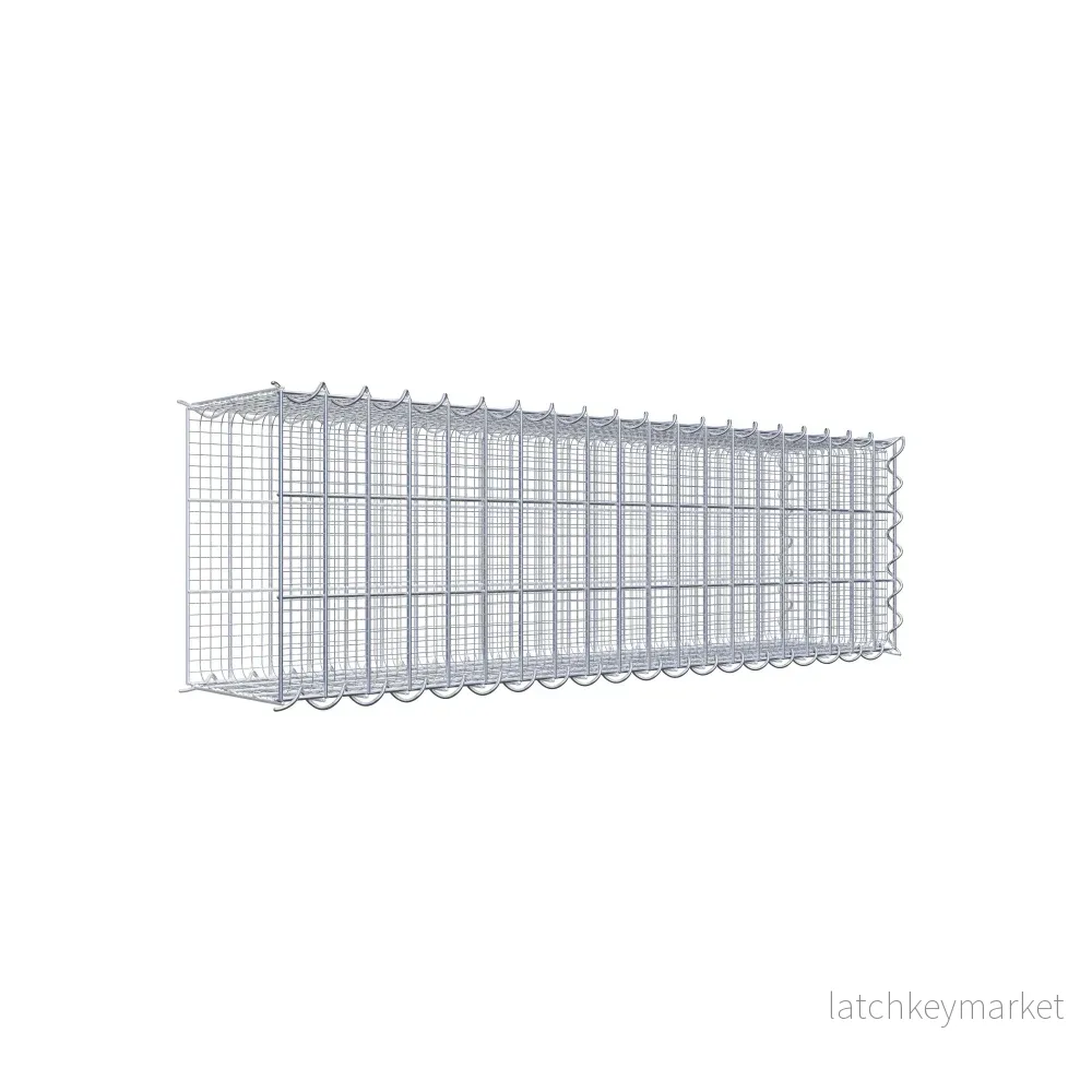 Sandodlingsgabion typ 2 100 cm x 30 cm x 20 cm (L x H x D), maskstorlek 5 cm x 10 cm, spiral Sandodlingsgabion typ 2 100 cm x 30 cm x 20 cm (L x H x D), maskstorlek 5 cm x 10 cm, spiral