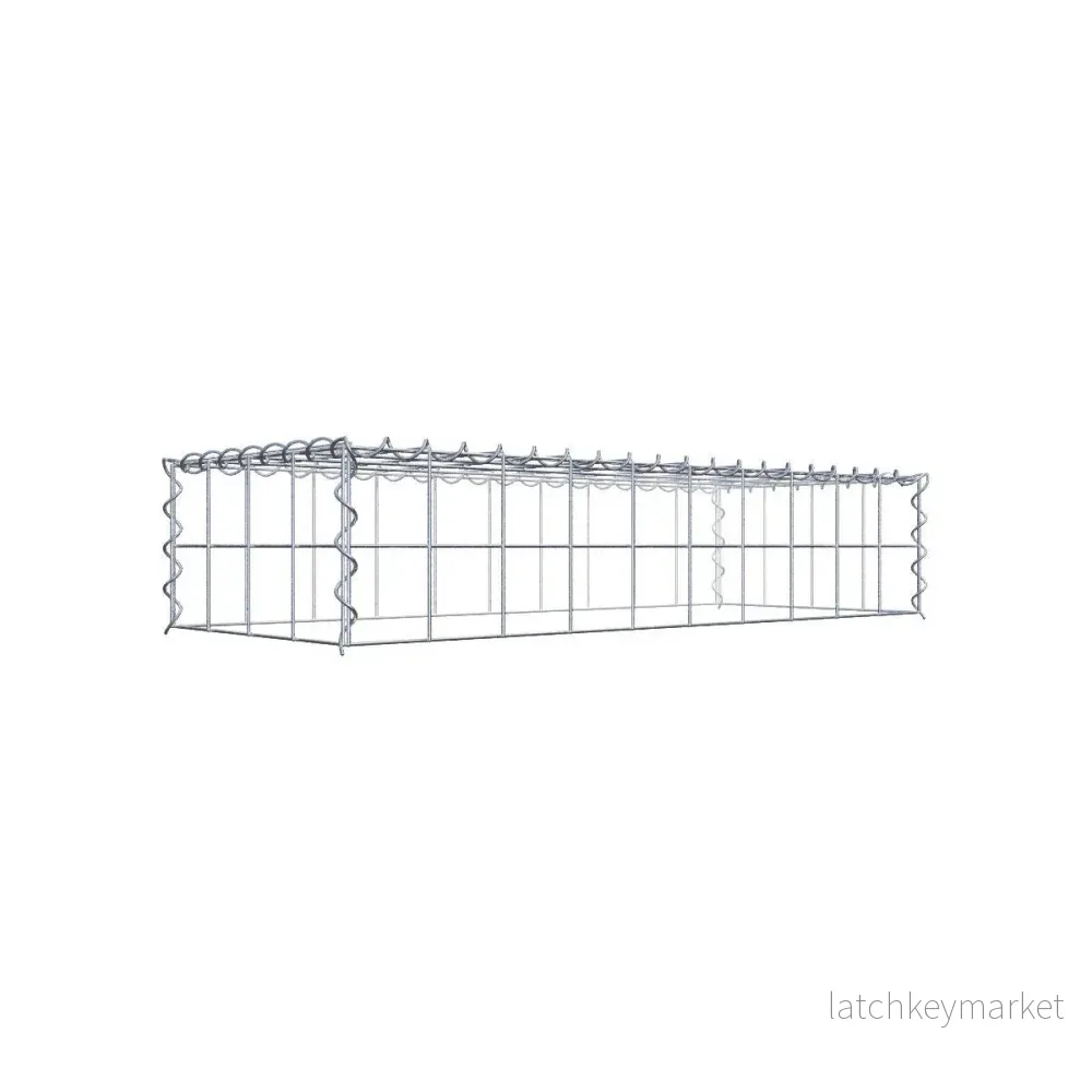 Extra gabion typ 3 100 cm x 20 cm x 40 cm (L x H x D), maskstorlek 10 cm x 10 cm, spiral Extra gabion typ 3 100 cm x 20 cm x 40 cm (L x H x D), maskstorlek 10 cm x 10 cm, spiral