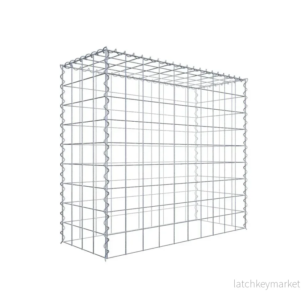 Extra gabion typ 3 100 cm x 90 cm x 40 cm (L x H x D), maskstorlek 10 cm x 10 cm, spiral Extra gabion typ 3 100 cm x 90 cm x 40 cm (L x H x D), maskstorlek 10 cm x 10 cm, spiral
