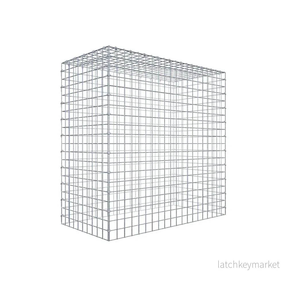 Extra gabion typ 3 100 cm x 100 cm x 50 cm (L x H x D), maskstorlek 5 cm x 5 cm, C-ring Extra gabion typ 3 100 cm x 100 cm x 50 cm (L x H x D), maskstorlek 5 cm x 5 cm, C-ring