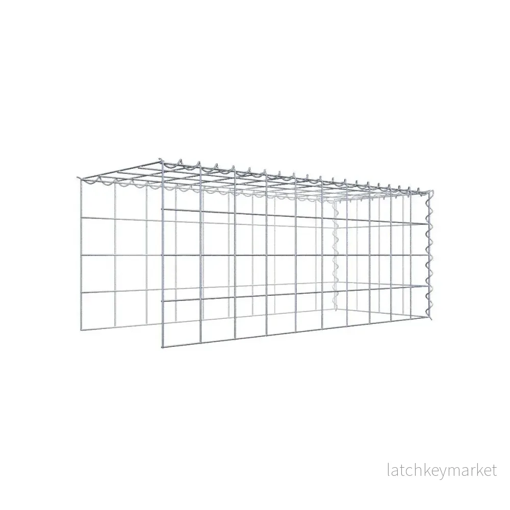 Extra gabion typ 4 100 cm x 40 cm x 40 cm (L x H x D), maskstorlek 10 cm x 10 cm, spiral Extra gabion typ 4 100 cm x 40 cm x 40 cm (L x H x D), maskstorlek 10 cm x 10 cm, spiral