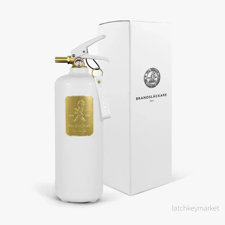 Solstickan Brandsläckare vit/guld 2 kg - Bild 2