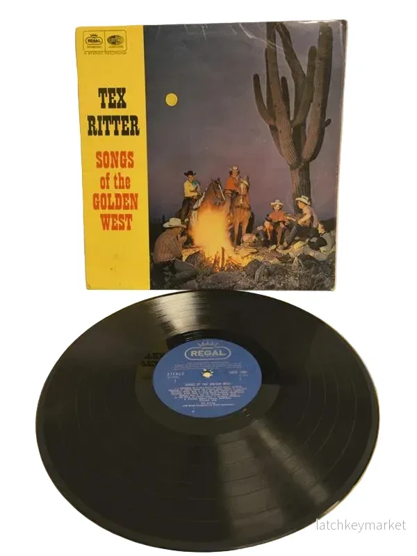 Tex Ritter – Songs of the Golden West (LP, Vinyl) – Klassisk Country! 1966 Outlet - Bild 2