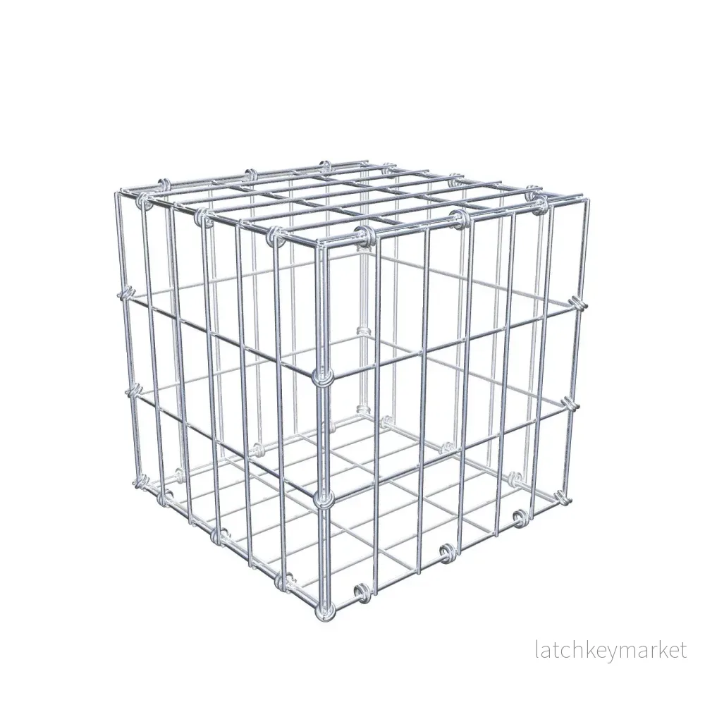 Gabion 30 cm x 30 cm x 30 cm (L x H x D), maskstorlek 5 x 10 cm, spiralring Gabion 30 cm x 30 cm x 30 cm (L x H x D), maskstorlek 5 x 10 cm, spiralring