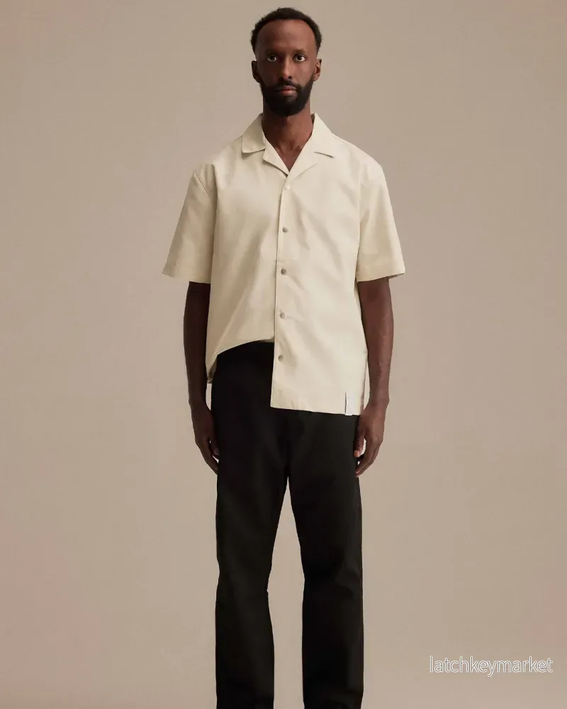 Smør Camp-Collar Jacket Tan Smør Camp-Collar Jacket Tan