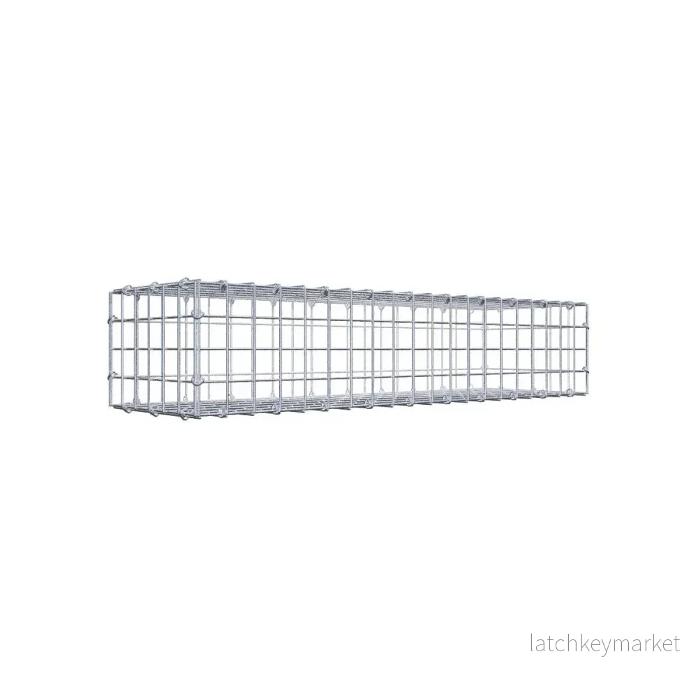Gabion 100 cm x 20 cm x 30 cm (L x H x D), maskstorlek 5 cm x 5 cm, C-ring Gabion 100 cm x 20 cm x 30 cm (L x H x D), maskstorlek 5 cm x 5 cm, C-ring