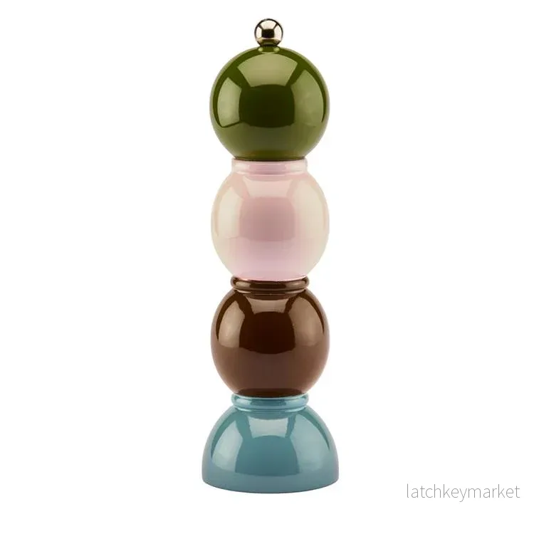 Bobbin Salt & Pepper Mill Khaki Multi Bobbin Salt & Pepper Mill Khaki Multi