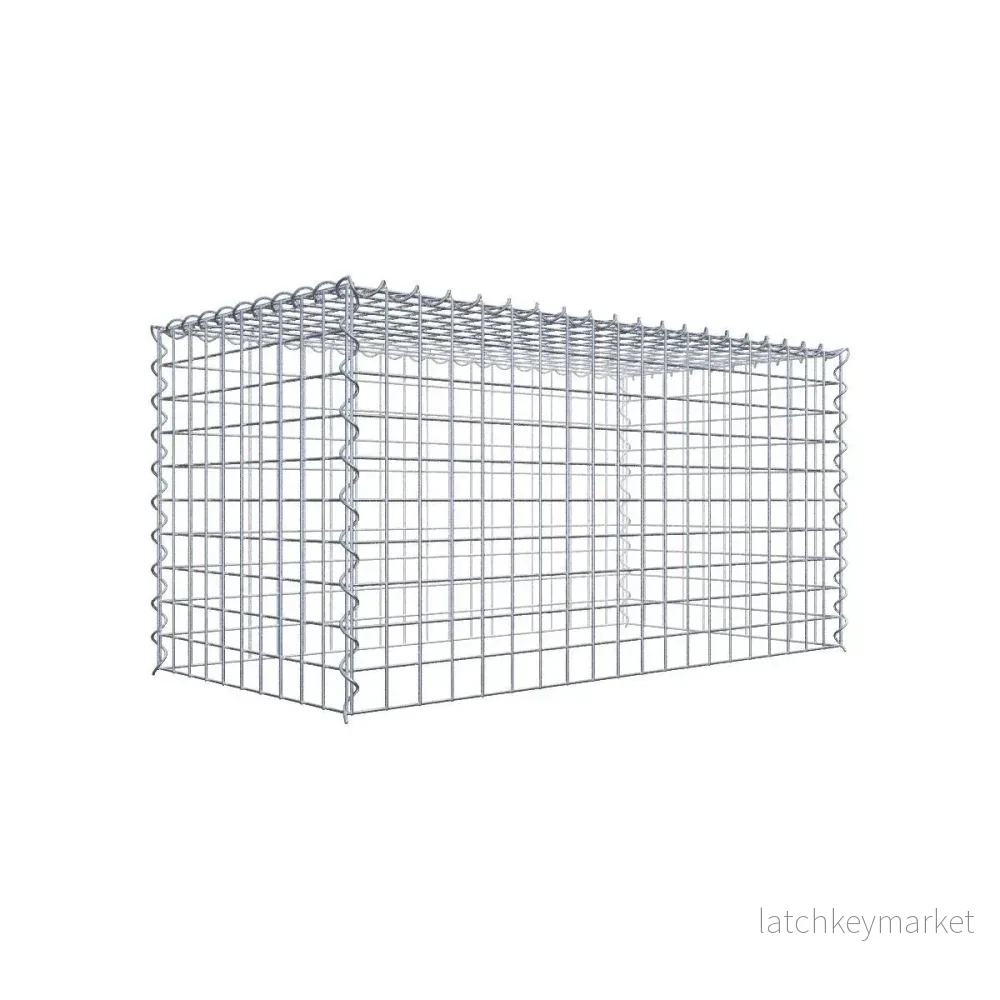 Påväxt gabion typ 3 100 cm x 50 cm x 50 cm (L x H x D), maskstorlek 5 cm x 5 cm, spiral