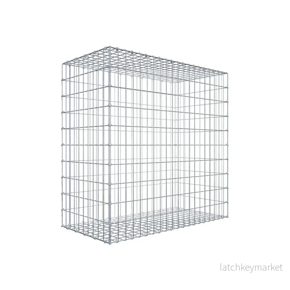 Gabion 100 cm x 100 cm x 50 cm (L x H x D), maskstorlek 5 cm x 10 cm, C-ring Gabion 100 cm x 100 cm x 50 cm (L x H x D), maskstorlek 5 cm x 10 cm, C-ring