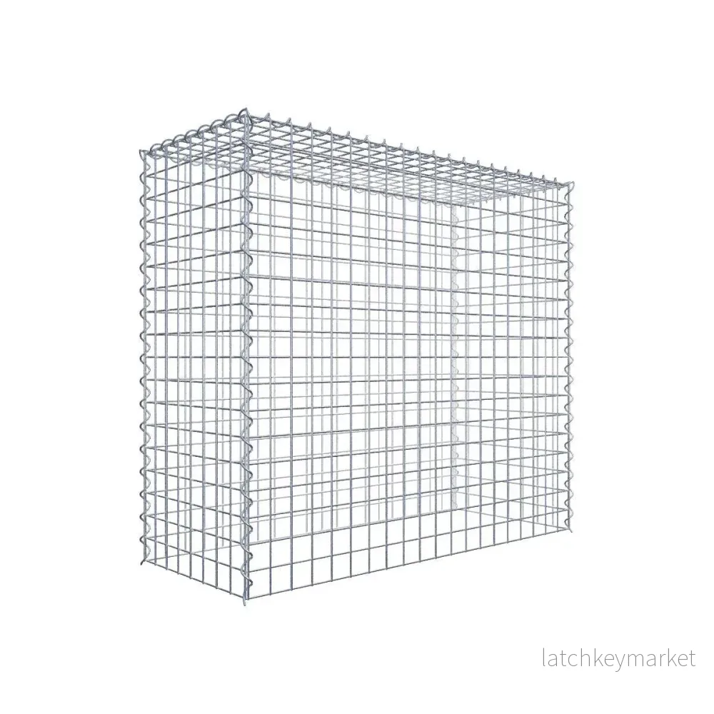 Extra gabion typ 3 100 cm x 90 cm x 40 cm (L x H x D), maskstorlek 5 cm x 5 cm, spiral Extra gabion typ 3 100 cm x 90 cm x 40 cm (L x H x D), maskstorlek 5 cm x 5 cm, spiral