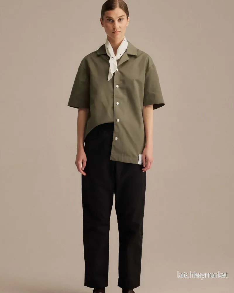 Smør Camp-Collar Jacket Olive Smør Camp-Collar Jacket Olive