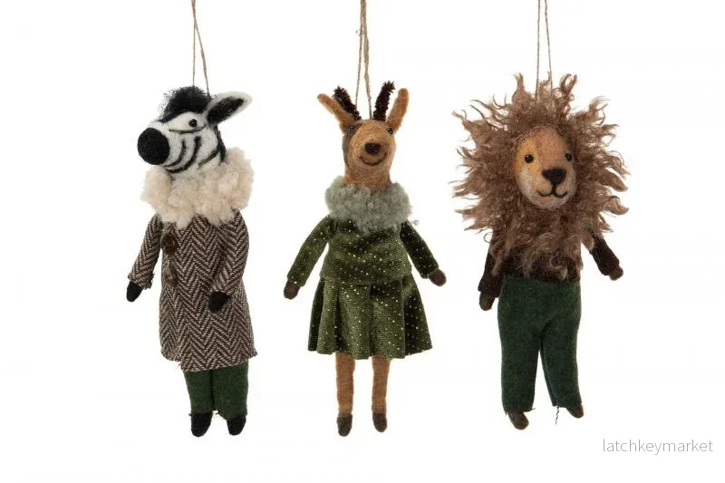 Dekoration UllDjur Finklädd Häng Mix 17cm 3-pack REA Dekoration UllDjur Finklädd Häng Mix 17cm 3-pack REA