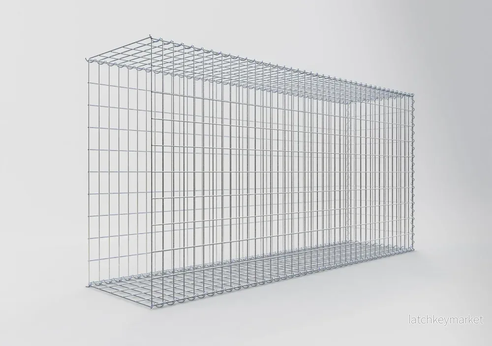 Extra gabion typ 2 200 cm x 100 cm x 50 cm (L x H x D), maskstorlek 5 cm x 10 cm, spiral - Bild 2