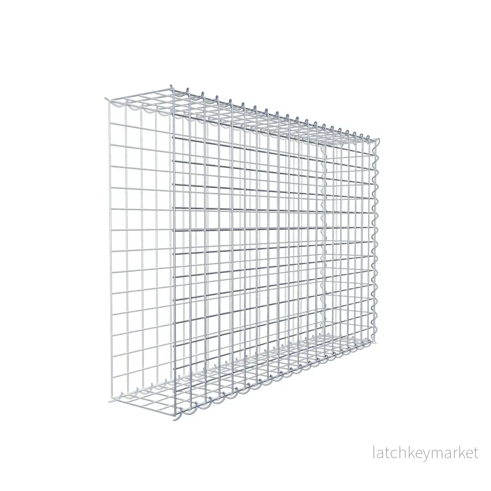 Extra gabion typ 2 100 cm x 70 cm x 20 cm (L x H x D), maskstorlek 5 cm x 5 cm, spiral - Bild 3