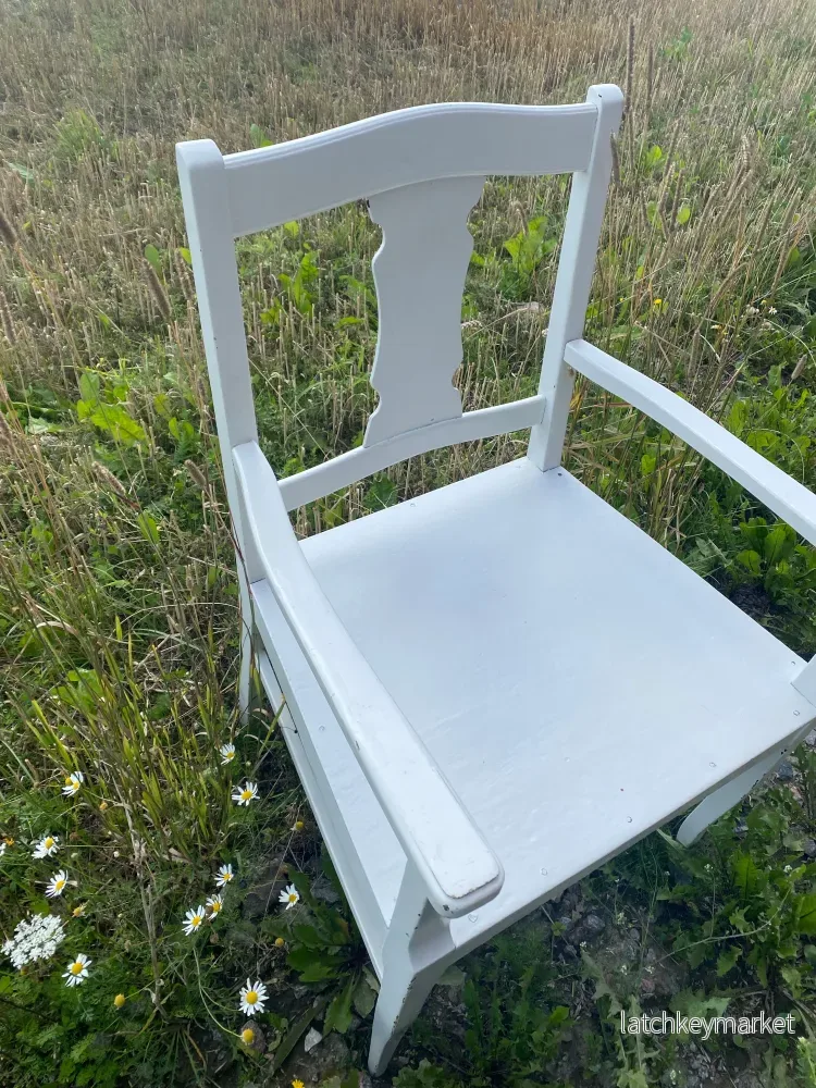 Äldre stor karmstol - Bild 2