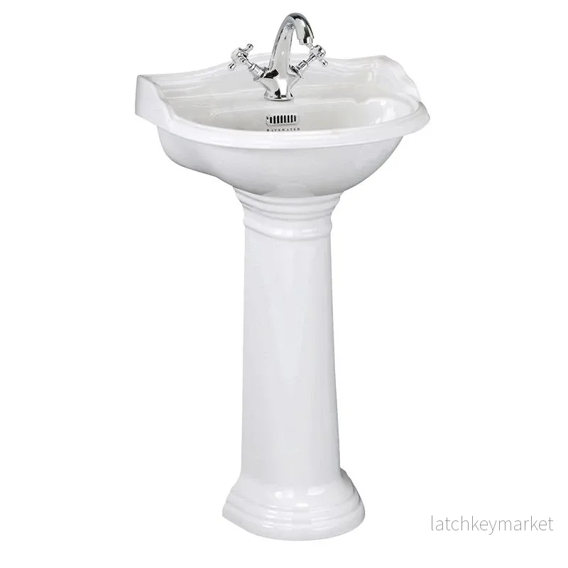 Porchester tvättställ inkl. piedestal 50 cm Porchester tvättställ inkl. piedestal 50 cm