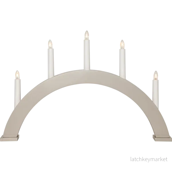 Adventslysestake ALBO 51,5x6x33 cm Beige - Bild 2