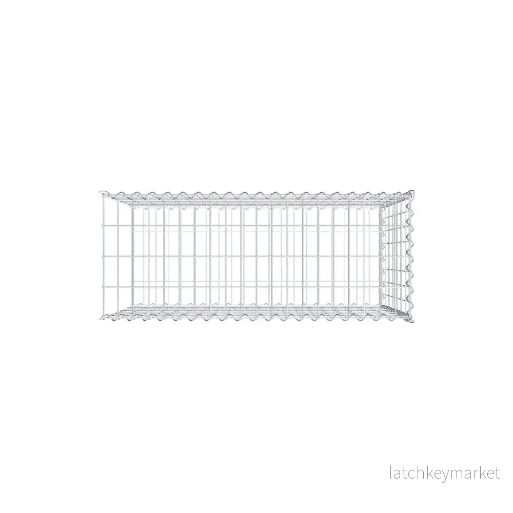 Extra gabion typ 2 100 cm x 70 cm x 40 cm (L x H x D), maskstorlek 5 cm x 10 cm, spiral - Bild 3