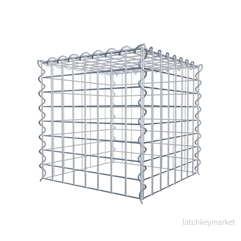 Extra gabion typ 3 40 cm x 40 cm x 40 cm (L x H x D), maskstorlek 5 cm x 5 cm, spiral - Bild 3