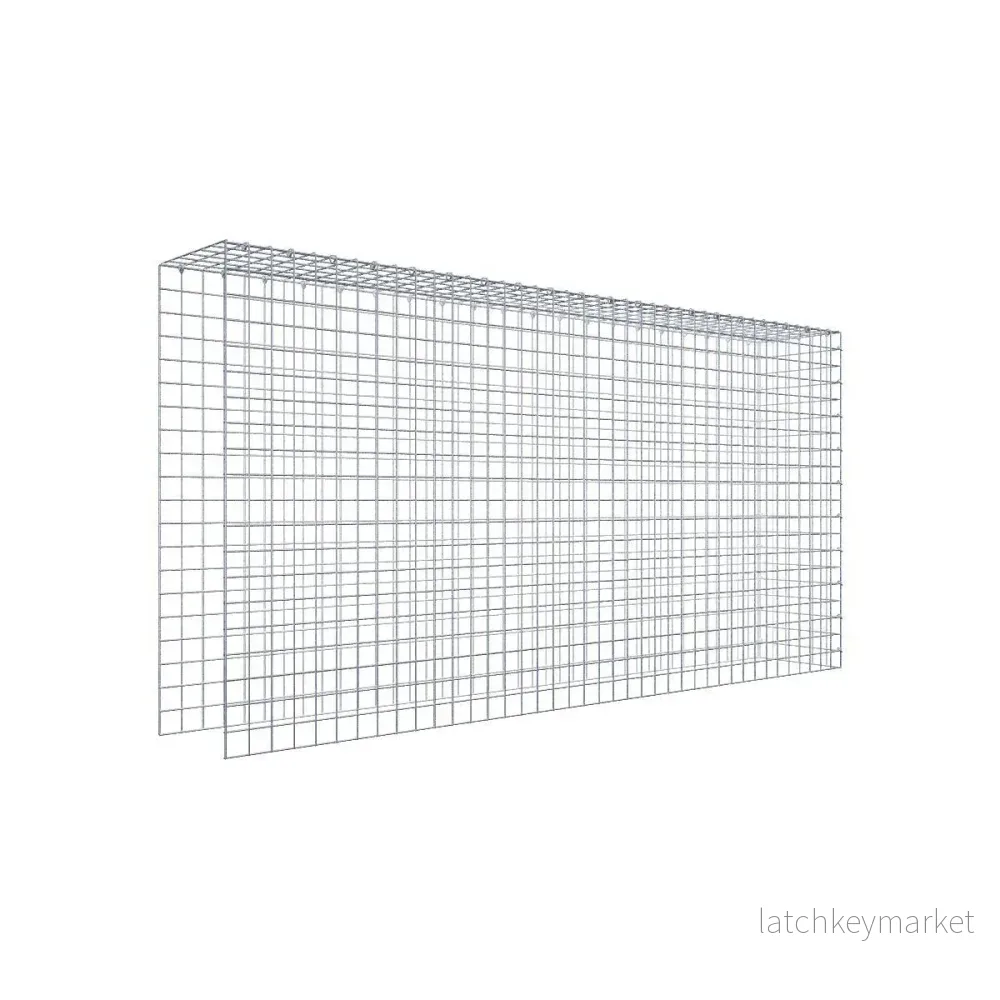 Extra gabion typ 4 200 cm x 100 cm x 30 cm (L x H x D), maskstorlek 5 cm x 5 cm, C-ring Extra gabion typ 4 200 cm x 100 cm x 30 cm (L x H x D), maskstorlek 5 cm x 5 cm, C-ring