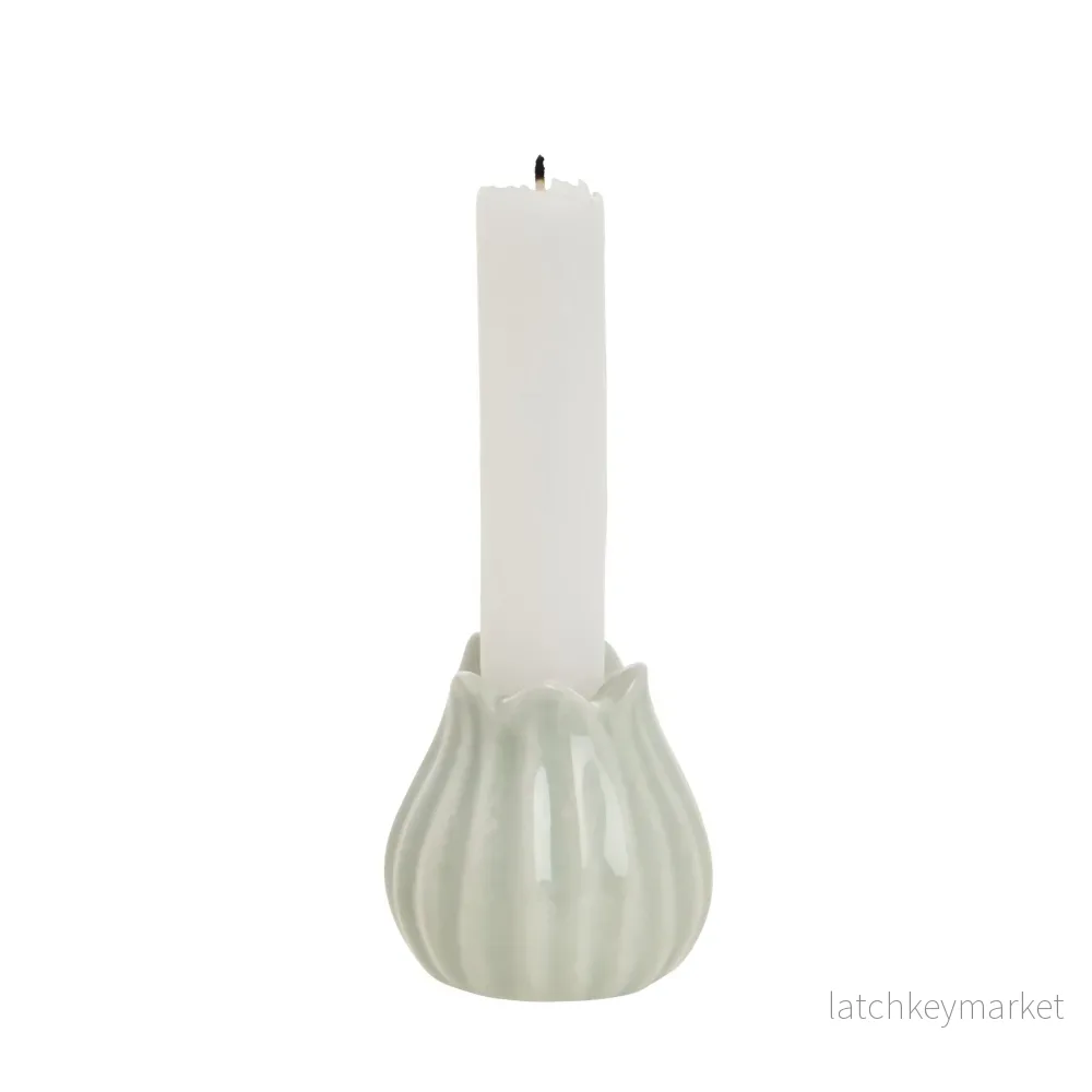 Dealie blomljusstake H6 L. Grön Dealie blomljusstake H6 L. Grön