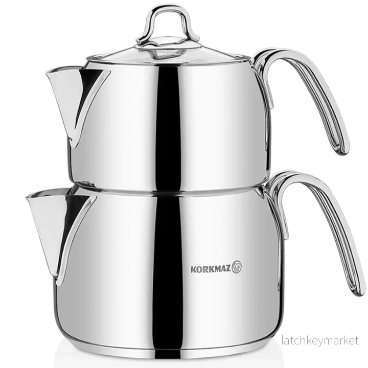 Korkmaz Perla Mega Teapot Set A029 Korkmaz Perla Mega Teapot Set A029