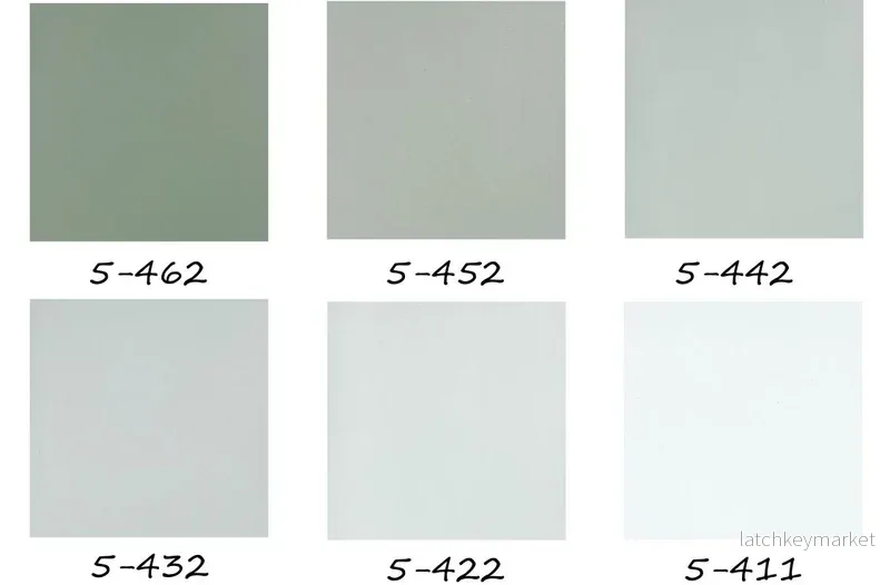 Nedtonad 1700-talsgrön – Ovolin äggoljetempera Nedtonad 1700-talsgrön – Ovolin äggoljetempera