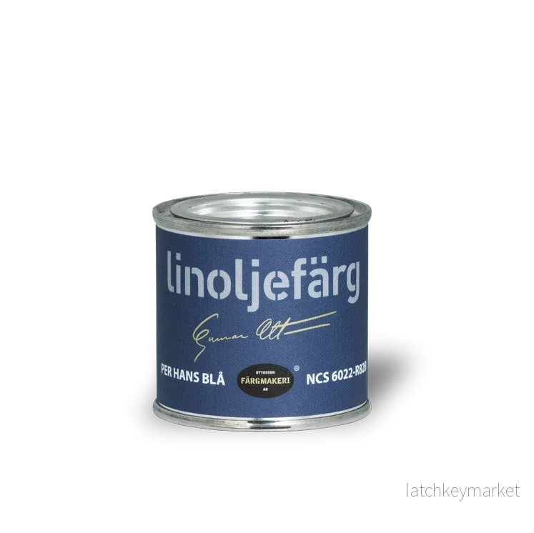Per Hans Blå Linoljefärg Ottossons - Bild 3