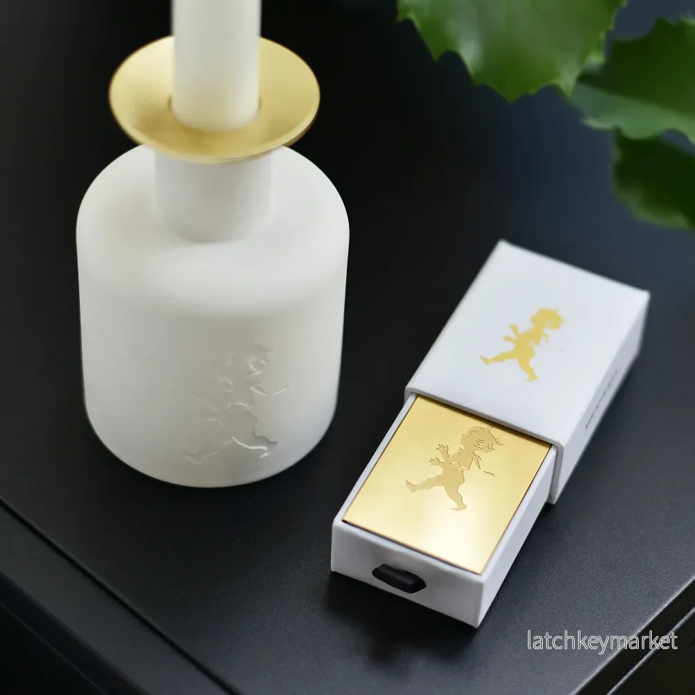 Tändsticksfodral Solstickan guld - Bild 3