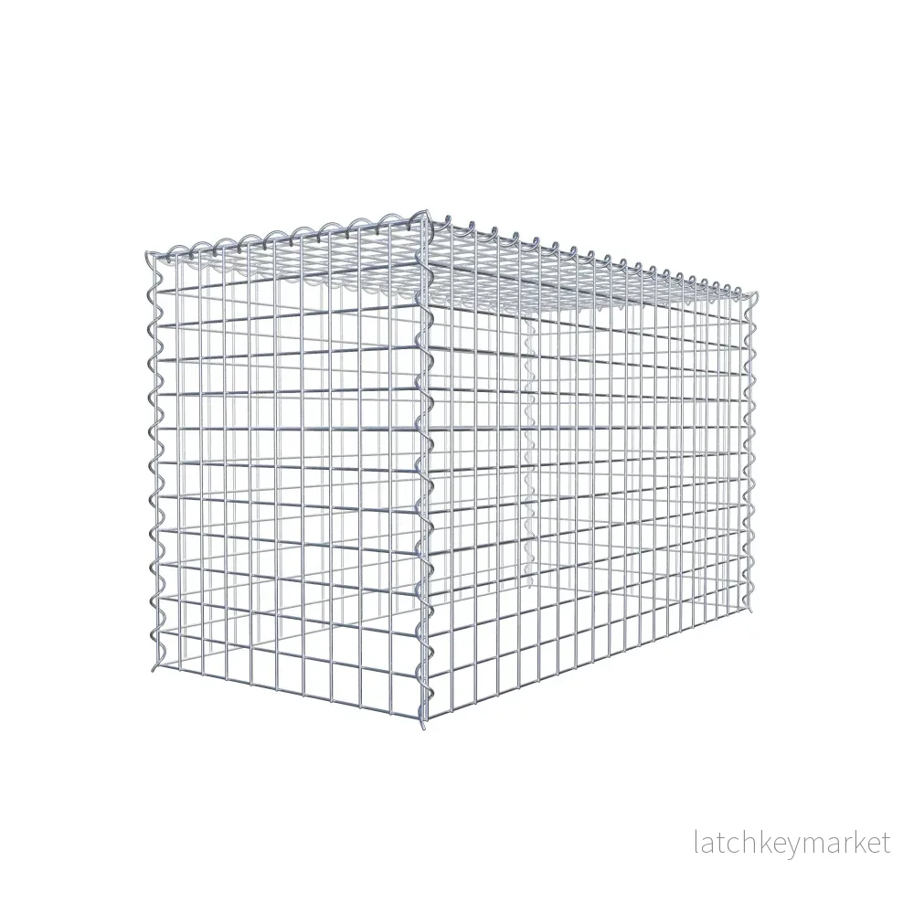 Extra gabion typ 3 100 cm x 60 cm x 50 cm (L x H x D), maskstorlek 5 cm x 5 cm, spiral - Bild 3