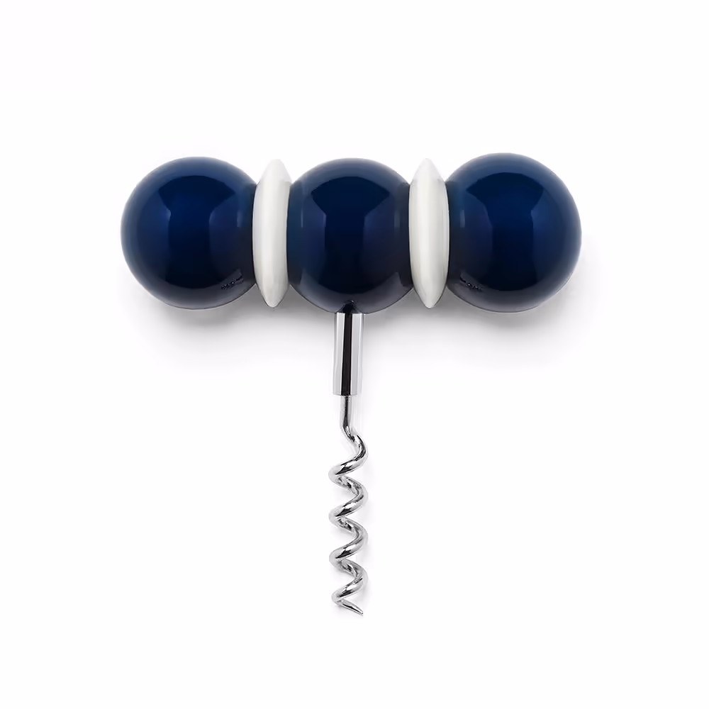 Bobbin Corkscrew Navy & White