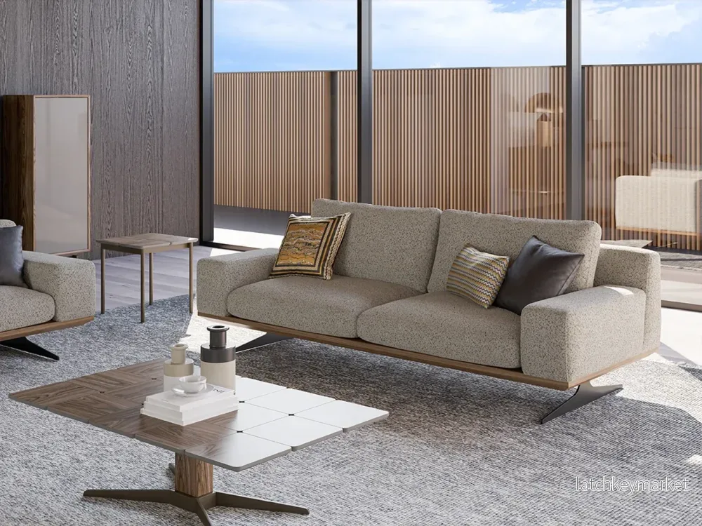 Elegant 3-Sits Soffa - Bild 3