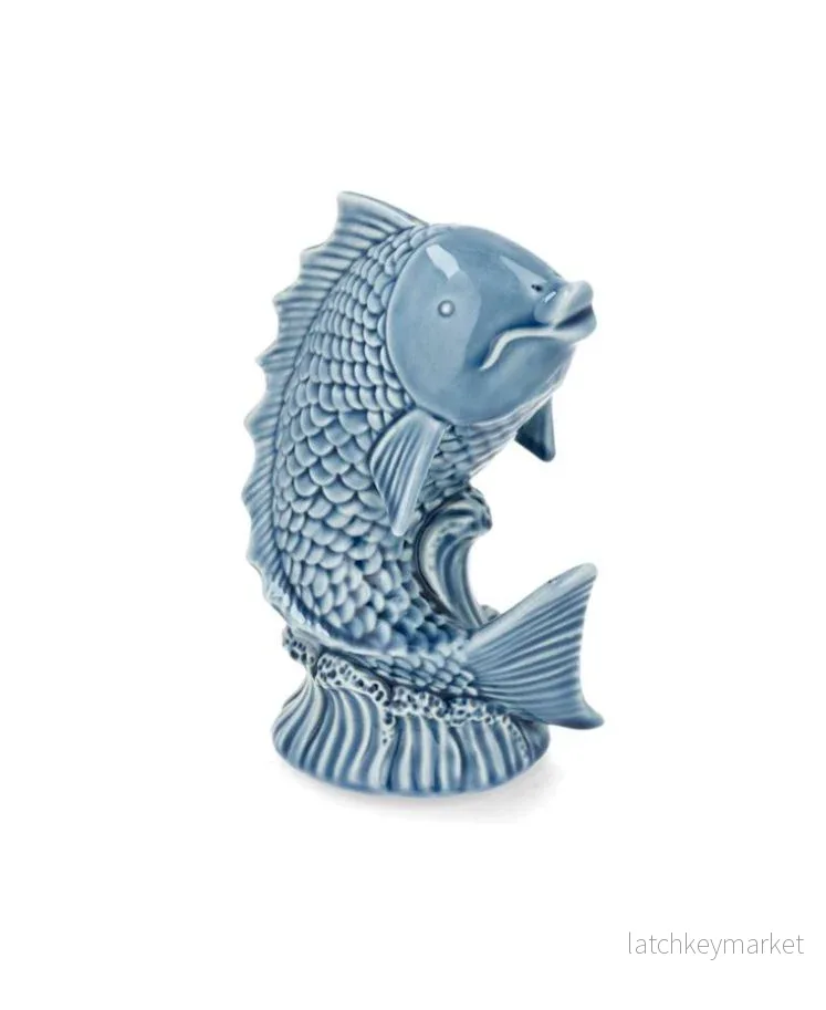 Maritim Dekoration Fisk på Våg 2-pack 18 cm Maritim Dekoration Fisk på Våg 2-pack 18 cm