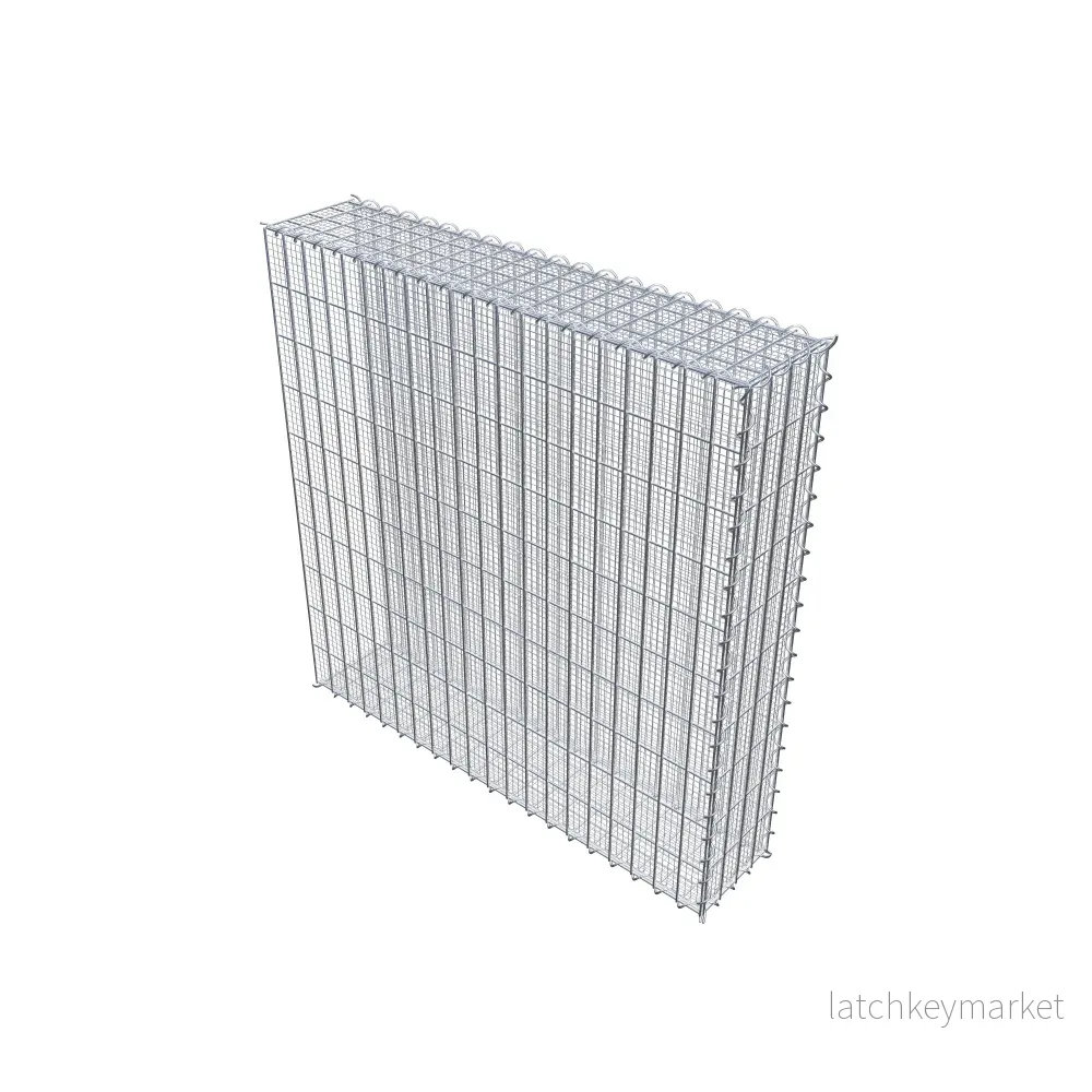 Grusodling gabion typ 2 100 cm x 100 cm x 20 cm (L x H x D), maskstorlek 5 cm x 10 cm, spiral - Bild 2