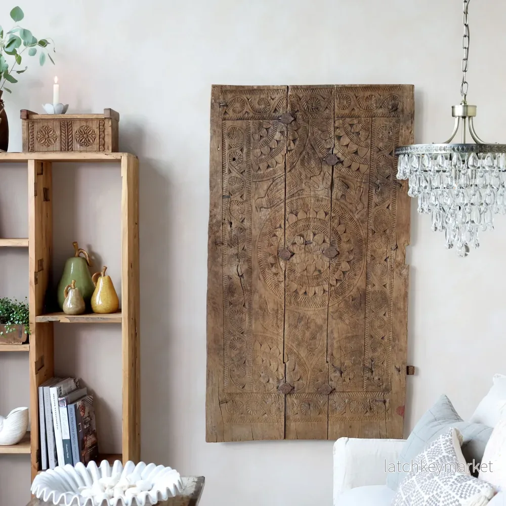 Chic Antique Återvunnet trä Dekorationsdörr 143x80x7 cm Chic Antique Återvunnet trä Dekorationsdörr 143x80x7 cm